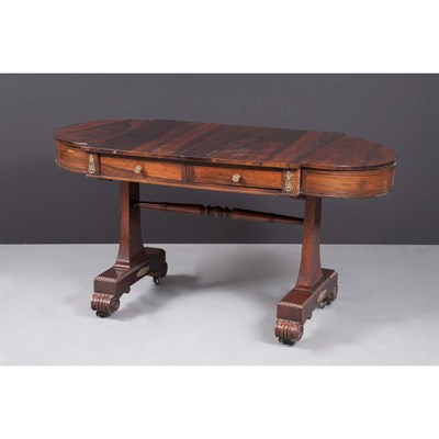 Lot 129 - William IV Rosewood Game Table Height 28...