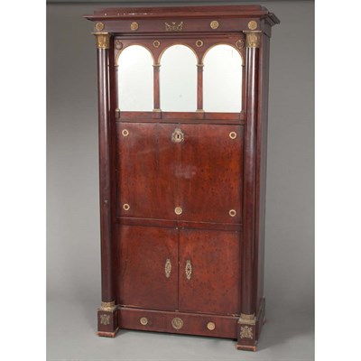Lot 675 - Empire Style Gilt-Metal Mounted Mahogany...