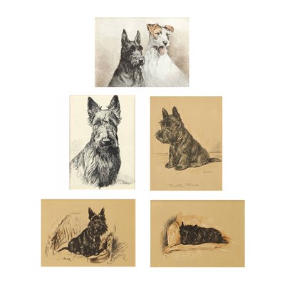 Lot 121 - Various Artists [TERRIER STUDIES] Five prints...