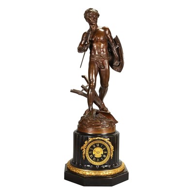 Lot 356 - Neoclassical Style Gilt and Patinated-Bronze...