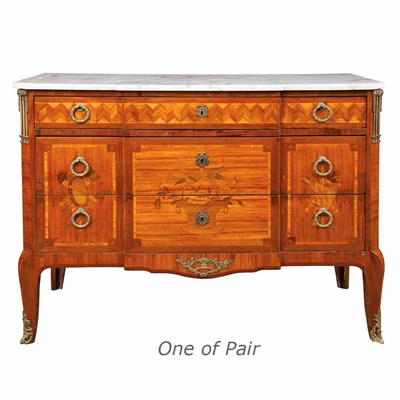 Lot 705 - Assembled Pair of Louis XVI Style Gilt-Bronze...