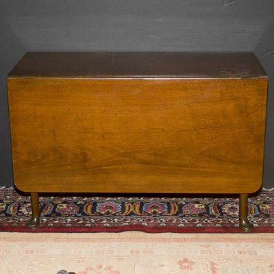 Lot 172 - George II Style Mahogany Drop-Leaf Table...
