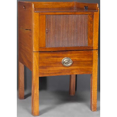 Lot 449 - George III Mahogany Pot Cupboard 19th Century...