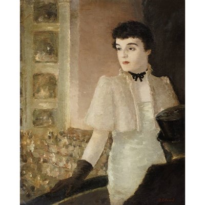 Lot 75 - Dietz Edzard French, 1893-1963 Portrait of...