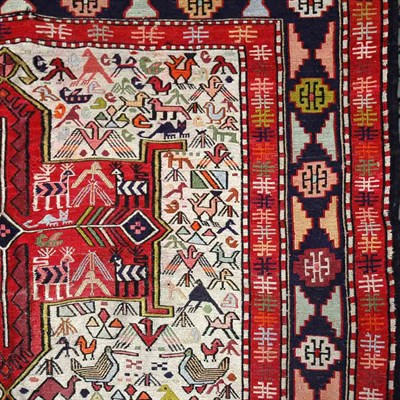 Lot 503 - Silk Soumac Rug Romania/Turkey, contemporary...