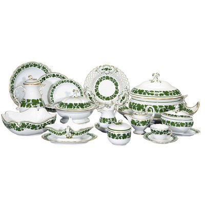 Lot 773 - Meissen Porcelain Dinner Service In the Green...