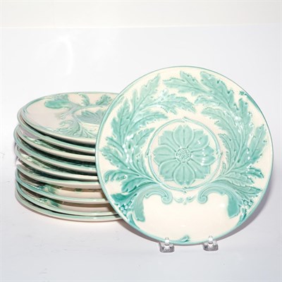 Lot 208 - Set of Ten Gien Porcelain Plates