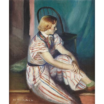 Lot 348 - Guy Pene du Bois American, 1884-1958 Martha in...