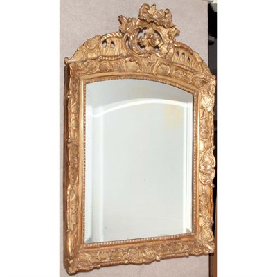 Lot 182 - Regence Style Gilt-Wood Mirror Height 35...