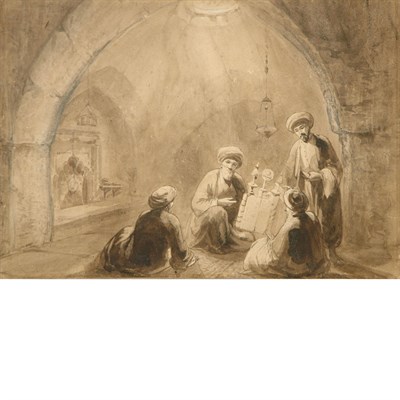 Lot 6 - Continental School 19th Century Reading the...