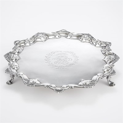 Lot 271 - George III Silver Salver Richard Rugg, London,...