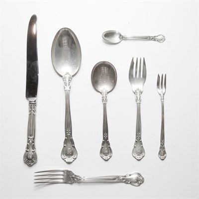 Lot 257 - Gorham Sterling Silver Flatware Service Total...