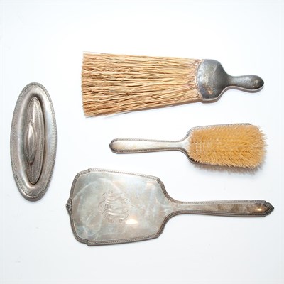 Lot 241 - Group of Sterling Silver Vanity Articles...
