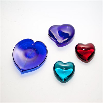 Lot 331 - Pair of Daum Figural Glass Table Decorations;...