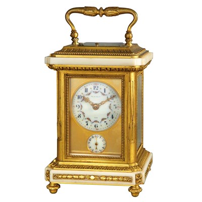 Lot 695 - Louis XVI Style Gilt-Bronze and White Marble...