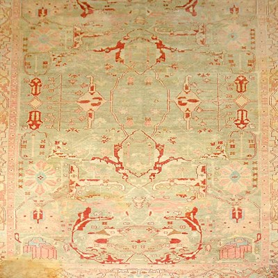 Lot 486 - Oushak Style Carpet India, contemporary The...