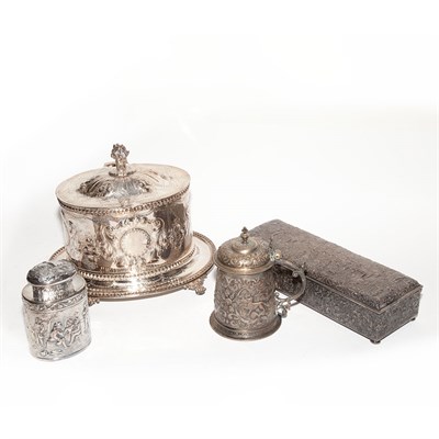 Lot 264 - Group of Silver Plated Table Articles