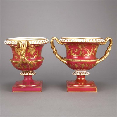 Lot 444 - Pair of Carl Thieme Saxonian Porcelain Factory...