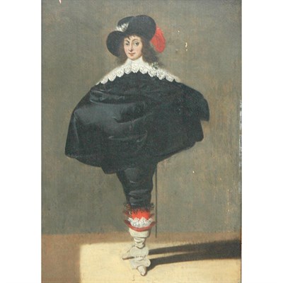 Lot 27 - Manner of Gerrit Ter Borch Gentleman and Lady:...