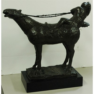 Lot 45 - Bruno Lucchesi American, b. 1926 Horse Rider...