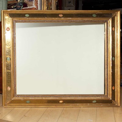 Lot 525 - Neoclassical Style Hardstone Inlaid Brass...