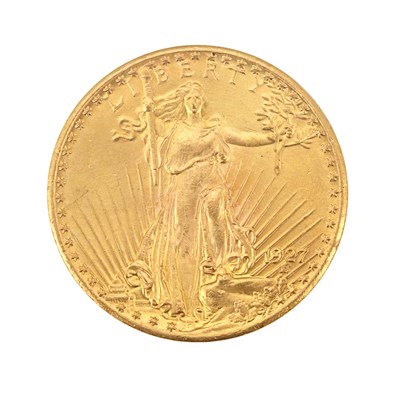 Lot 403 - United States, $20 1927 St. Gaudens Near...