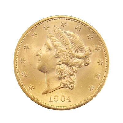 Lot 386 - United States, $20 1904 Liberty Choice...
