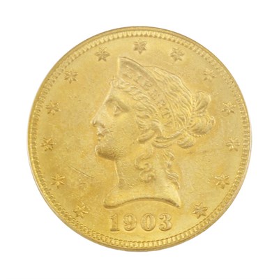 Lot 368 - United States, $10 1903 O Indian Brilliant...