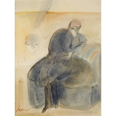 Lot 92 - Jose Luis Cuevas Mexican, b. 1934 Autorretrato...