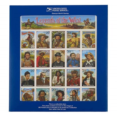 Lot 69 - United States, 1994 Legends of the West,...