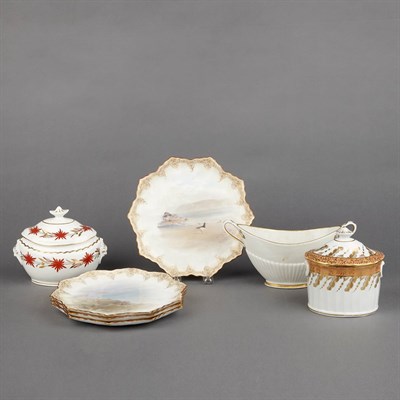 Lot 364 - Group of English and Continental Porcelain...