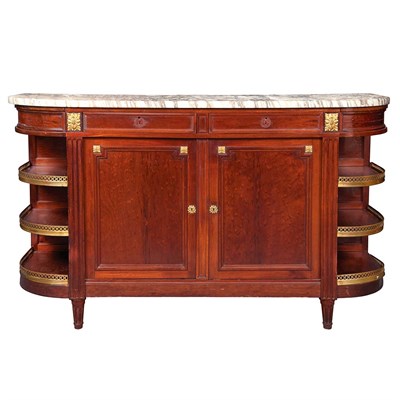 Lot 700 - Louis XVI Style Gilt-Metal Mounted Mahogany...
