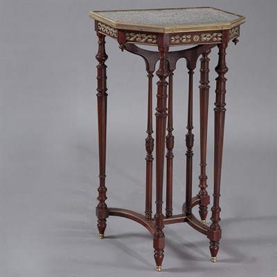 Lot 386 - Napoleon III Style Gilt-Metal Mounted Mahogany...