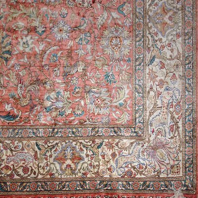 Lot 518 - Kayseri Silk Carpet Southeast Turkey,...