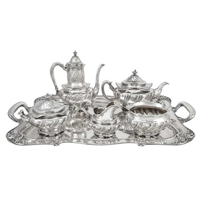 Lot 291 - Tiffany & Co. Makers Sterling Silver Coffee...