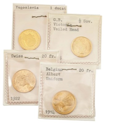 Lot 233 - World Wide Gold Coins, Circa 1900 Lot of...