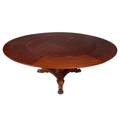Lot 500 - Regency Style Mahogany Extension Dining Table...