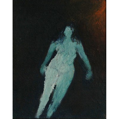 Lot 29 - Sherman Drexler American, b. 1925 Blue Nude...