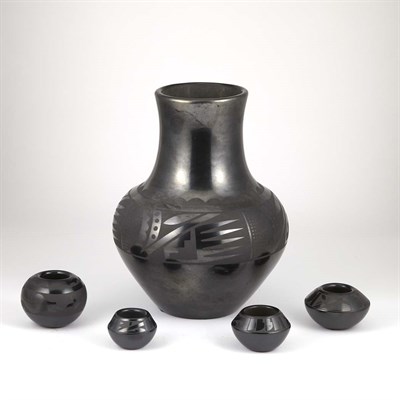 Lot 247 - Maria Montoya Martinez and Popovi Da Martinez...