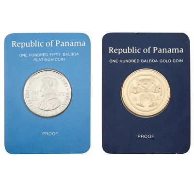 Lot 220 - Panama, Modern Commemorative Coins Group of...