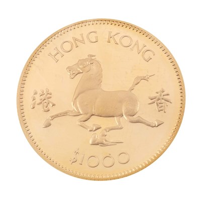 Lot 186 - Hong Kong, 1978 $1,000 Year of the Horse, KM...