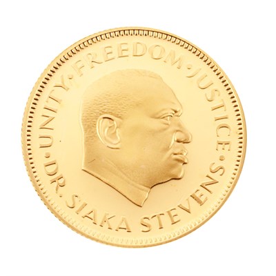 Lot 223 - Sierra Leone, 1980 5 Golde, O.A.U. Summit, KM...