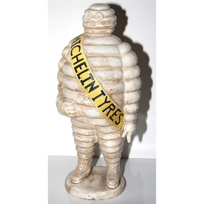 Lot 210 - Painted Composition Figure of the Michelin Man...