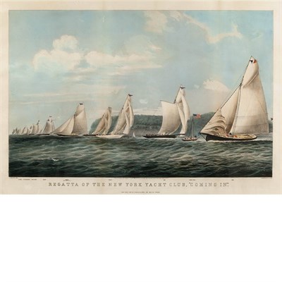 Lot 117 - Currier & Ives, publishers REGATTA OF THE NEW...