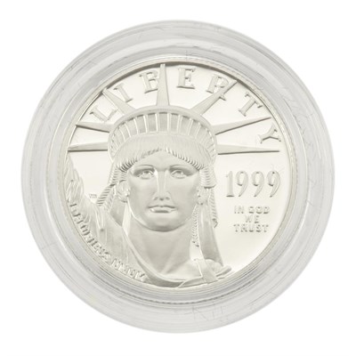 Lot 444 - United States Two Platinum Proof Coins...