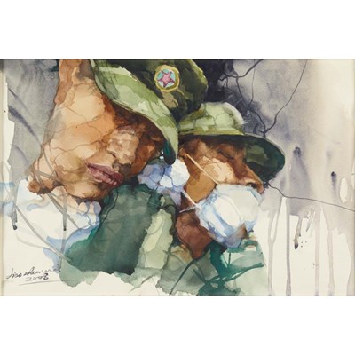 Lot 253 - Liao Zhenwu Chinese, b. 1964 Watercolor No. 5,...