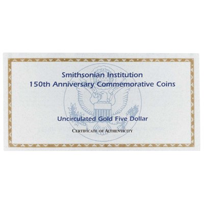 Lot 456 - United States, 1996 Smithsonian Anniversary $5...