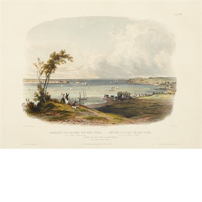 Lot 85 - After Karl Bodmer ENTRY TO THE BAY OF NEW YORK...