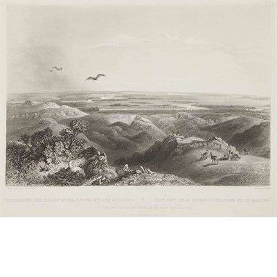 Lot 84 - After Karl Bodmer JUNCTION OF THE YELLOW-STONE...
