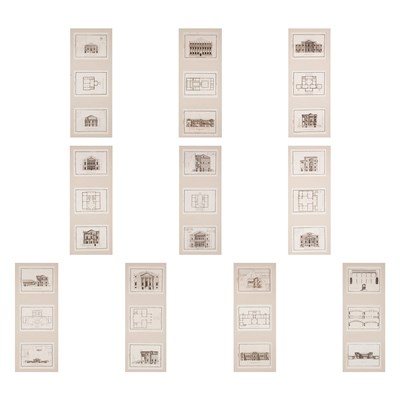 Lot 113 - Antonio Mugnon [ARCHITECTURAL STUDIES]...